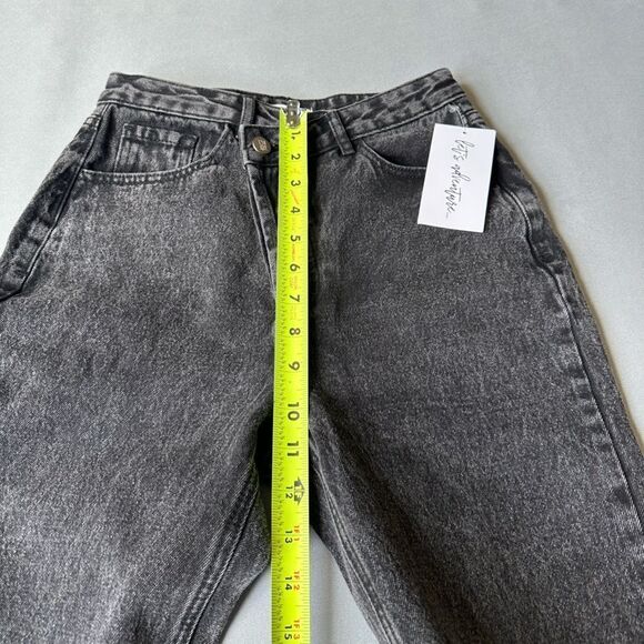 5 for $40 NWT Lets Adventure Denim Jeans Pants Women Size 25 Black - Picture 6 of 11